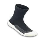 Orthofeet padded sole diabetic socks black