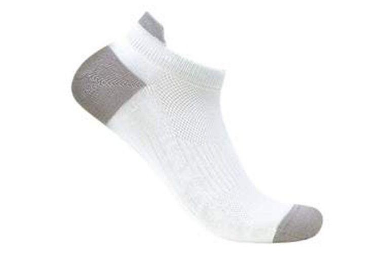 Orthofeet diabetic low cut socks white