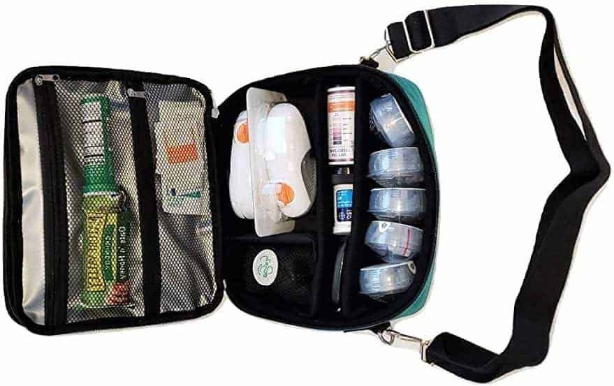 Eugo travel organiser bag for diabetic supplies