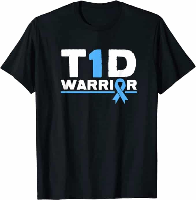 T1D Warrior black shirt