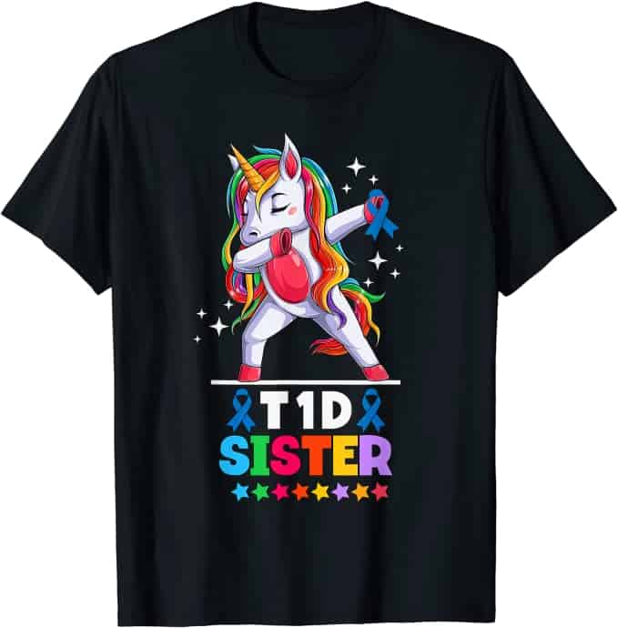 T1D Sister diabetes shirt