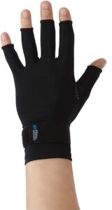 Compression gloves infused with menthol